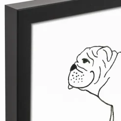 Kirkland's Home Personalized Bulldog Framed Wall Plaque- Wall Quotes & Signs