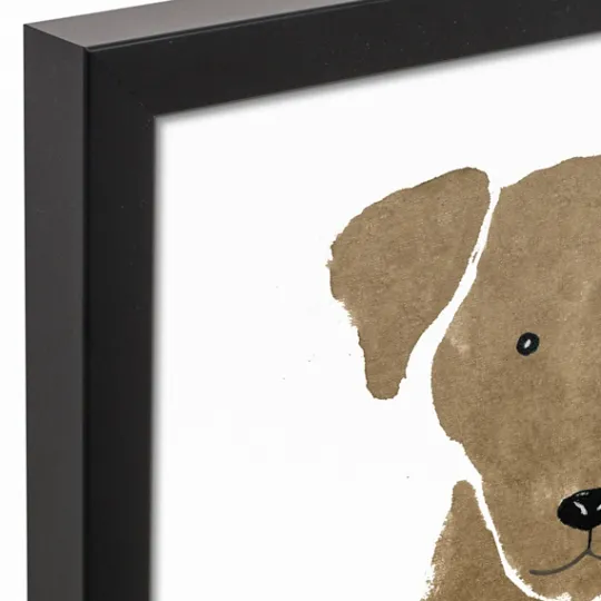 Kirkland's Home Personalized Chocolate Labrador Canvas Wall Plaque- Wall Quotes & Signs