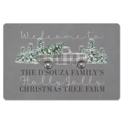 Kirkland's Home Personalized Christmas Tree Farm Kitchen Mat- Kitchen & Floor Mats