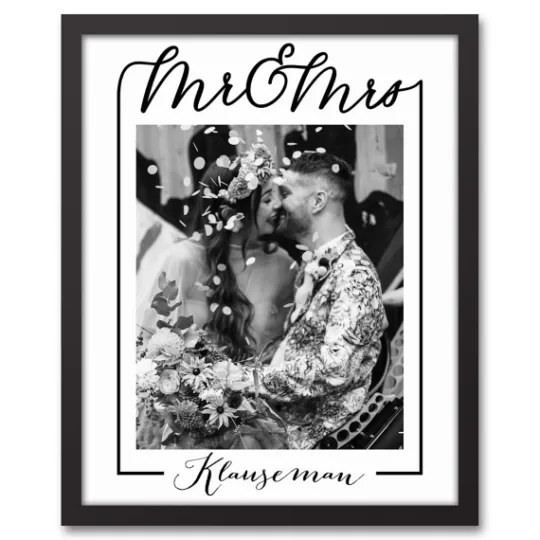 Kirkland's Home Personalized Classic Mr. & Mrs. Wall Plaque- Wall Quotes & Signs