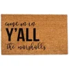 Kirkland's Home Personalized Come On In Y'All Coir Doormat- Doormats