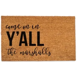Kirkland's Home Personalized Come On In Y'All Coir Doormat- Doormats