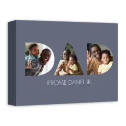 Kirkland's Home Personalized Dad Tri Canvas Art Print- Wall Quotes & Signs