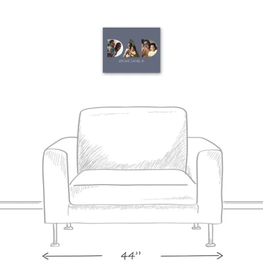 Kirkland's Home Personalized Dad Tri Canvas Art Print- Wall Quotes & Signs