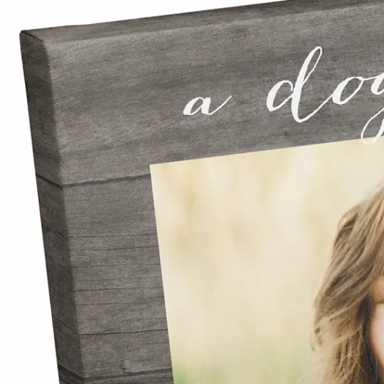 Kirkland's Home Personalized Dog'S Promise Canvas Wall Plaque- Wall Quotes & Signs