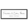 Kirkland's Home Personalized Forever And Ever Canvas Wall Plaque- Wall Quotes & Signs