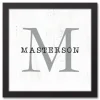 Kirkland's Home Personalized Framed Monogram Canvas Wall Plaque- Monogram Wall Decor