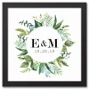 Kirkland's Home Personalized Framed Monogram Leaves Wall Plaque- Wall Quotes & Signs
