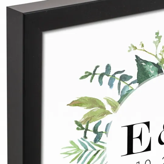 Kirkland's Home Personalized Framed Monogram Leaves Wall Plaque- Wall Quotes & Signs