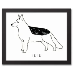 Kirkland's Home Personalized German Shepard Framed Wall Plaque- Wall Quotes & Signs