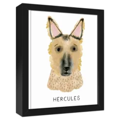 Kirkland's Home Personalized German Shepherd Canvas Wall Plaque- Wall Quotes & Signs