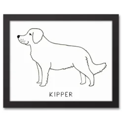Kirkland's Home Personalized Golden Retriever Framed Wall Plaque- Wall Quotes & Signs