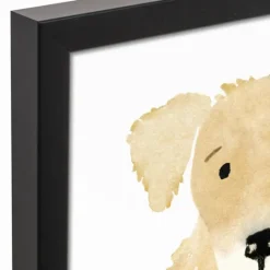 Kirkland's Home Personalized Golden Retriever Canvas Wall Plaque- Wall Quotes & Signs