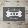 Kirkland's Home Personalized Gray Bone Apetit Kitchen Mat- Kitchen & Floor Mats