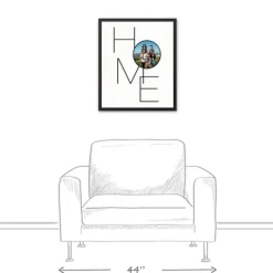 Kirkland's Home Personalized Home Circle Photo Wall Plaque- Wall Quotes & Signs
