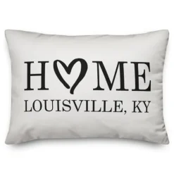 Kirkland's Home Personalized Home Heart Location Pillow- Pillows