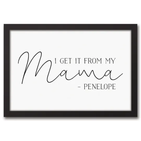 Kirkland's Home Personalized I Get It From My Mama Wall Plaque- Wall Quotes & Signs