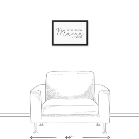 Kirkland's Home Personalized I Get It From My Mama Wall Plaque- Wall Quotes & Signs