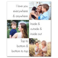Kirkland's Home Personalized I Love You Everywhere Photo Print- Wall Quotes & Signs