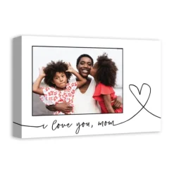 Kirkland's Home Personalized I Love You Mom Photo Canvas Print- Wall Quotes & Signs