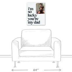 Kirkland's Home Personalized I'M So Lucky You'Re My Dad Canvas Art- Wall Quotes & Signs