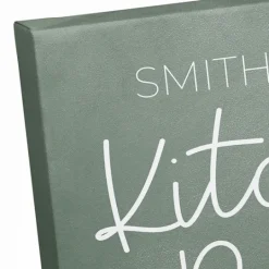 Kirkland's Home Personalized Kitchen Rules Canvas Wall Plaque- Wall Quotes & Signs