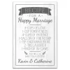 Kirkland's Home Personalized Marriage Recipe Canvas Wall Plaque- Wall Quotes & Signs