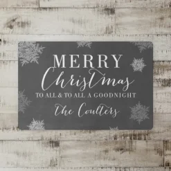 Kirkland's Home Personalized Merry Christmas To All Kitchen Mat- Kitchen & Floor Mats