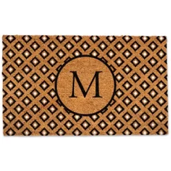 Kirkland's Home Personalized Monogram Diamond Doormat- Doormats