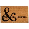 Kirkland's Home Personalized Mr. & Mrs. Coir Doormat- Doormats