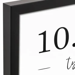 Kirkland's Home Personalized Names & Dates Framed Canvas Print- Wall Quotes & Signs