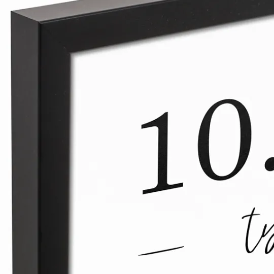 Kirkland's Home Personalized Names & Dates Framed Canvas Print- Wall Quotes & Signs