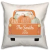 Kirkland's Home Personalized Orange Pumpkin Truck Pillow- Pillows