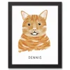 Kirkland's Home Personalized Orange Tabby Cat Canvas Wall Plaque- Wall Quotes & Signs