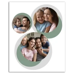 Kirkland's Home Personalized Sage Circle Photo Wall Plaque- Wall Quotes & Signs