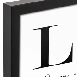Kirkland's Home Personalized Simple Love Framed Canvas Wall Plaque- Wall Quotes & Signs