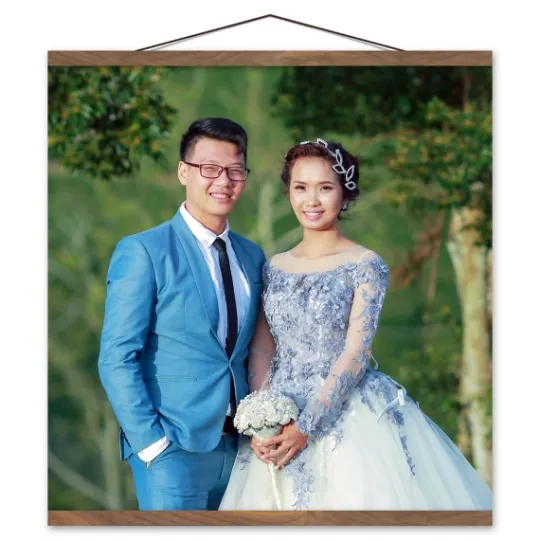 Kirkland's Home Personalized Square Hanging Canvas Wall Plaque- Wall Plaques