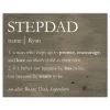 Kirkland's Home Personalized Stepdad Definition Canvas Wall Plaque- Wall Quotes & Signs