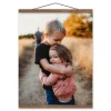Kirkland's Home Personalized Teak Hanging Canvas Wall Plaque- Wall Plaques