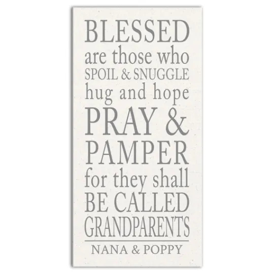Kirkland's Home Personalized Those Grandparents Canvas Wall Plaque- Wall Quotes & Signs