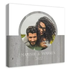 Kirkland's Home Personalized Two Tone Charcoal Plank Wall Plaque- Wall Quotes & Signs