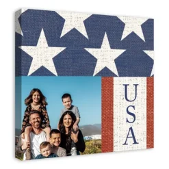 Kirkland's Home Personalized Usa Flag Canvas Art Print- Wall Quotes & Signs