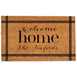 Kirkland's Home Personalized Welcome Home Doormat- Doormats