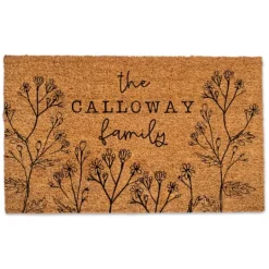 Kirkland's Home Personalized Wildflower Doormat- Doormats