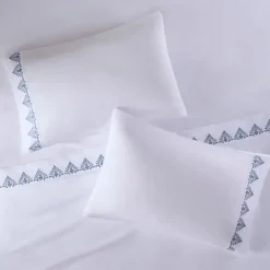 Kirkland's Home Petal Blossom Hem Microfiber 4-Pc. Full Sheet Set- Bed Sheets