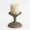 Kirkland's Home Petina Metal Pillar Candle Holder, 6 In.- Candle Holders