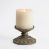 Kirkland's Home Petina Metal Pillar Candle Holder, 3 In.- Candle Holders