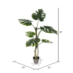 Kirkland's Home Philodendron Grand Split Potted Tree- Trees & Topiaries