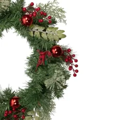 Kirkland's Home Pine And Berry Christmas Wreath, 24 In.- Wreaths