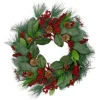 Kirkland's Home Pine Needles And Berries Wreath- Wreaths